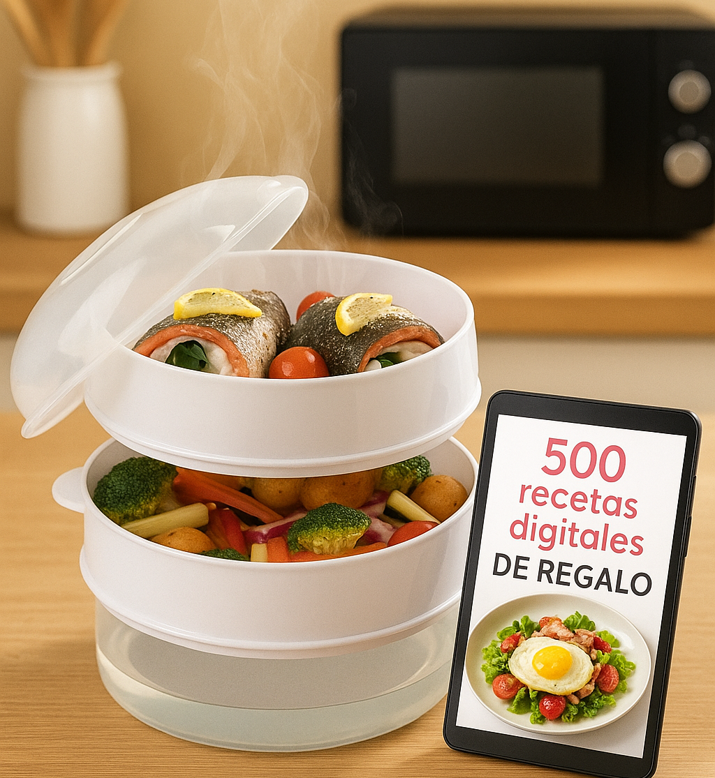 Vaporera Doble - (Recetario digital de regalo)