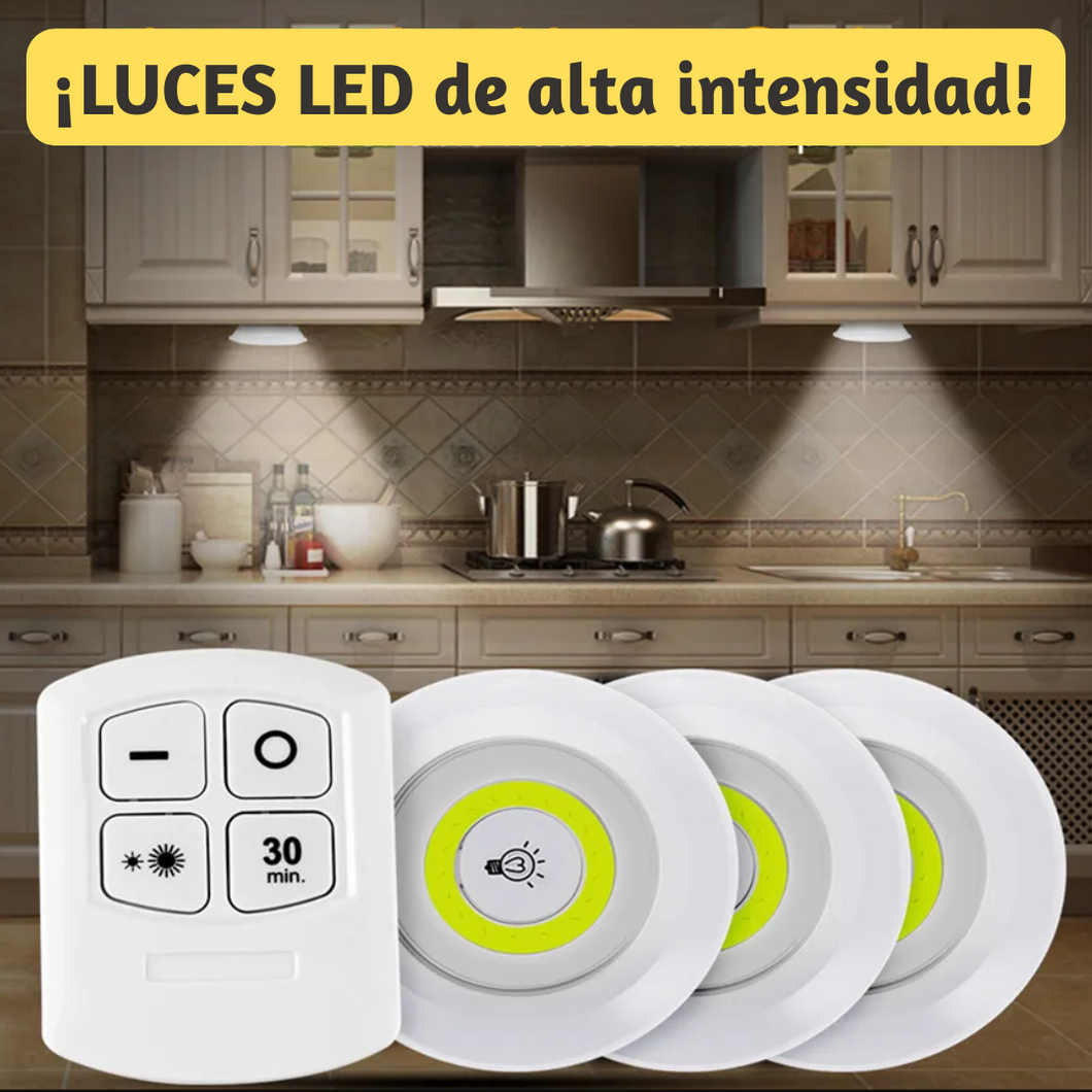 Pack de 3 luces LED de alta intensidad