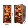 DIY libro de madera Nook Magic Academy casas de muñecas en miniatura con Kit de muebles modelo de juguete de ensamblaje 3D para niños regalo para adultos Casa