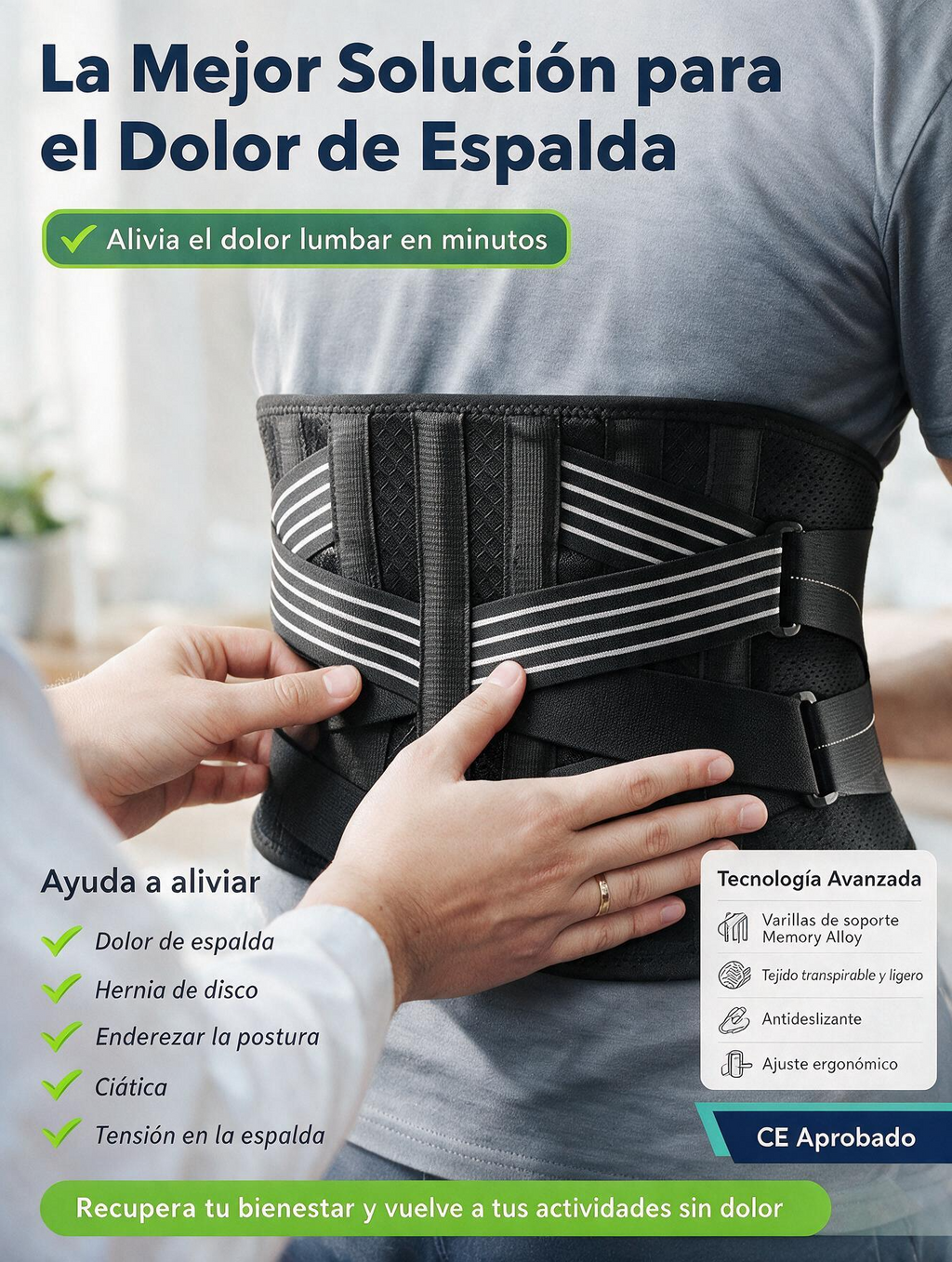 Faja lumbar térmica UNISEX