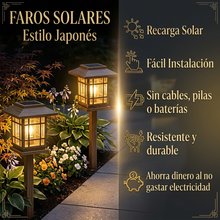 Cargar imagen en el visor de la galería, Faro solar de jardín LED - Nuevo modelo 2026
