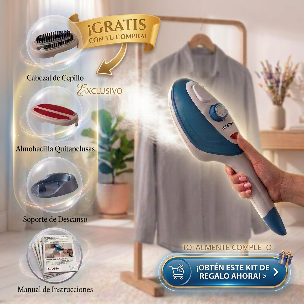 Plancha de vapor vertical 4 en 1 - Nuevo modelo 2026