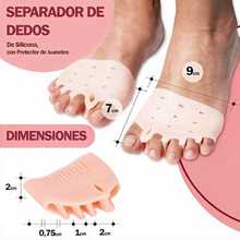 Cargar imagen en el visor de la galería, Pack de 2 almohadillas terapéuticas con separador de dedos
